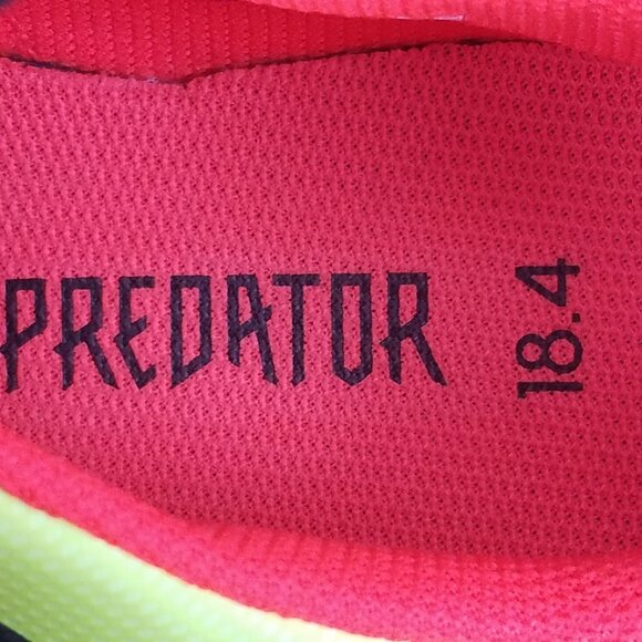 Men's Size 5 1/2 Yellow Adidas Predator 18.4 FxG Soccer Cleats DB2005 - Picture 8 of 9